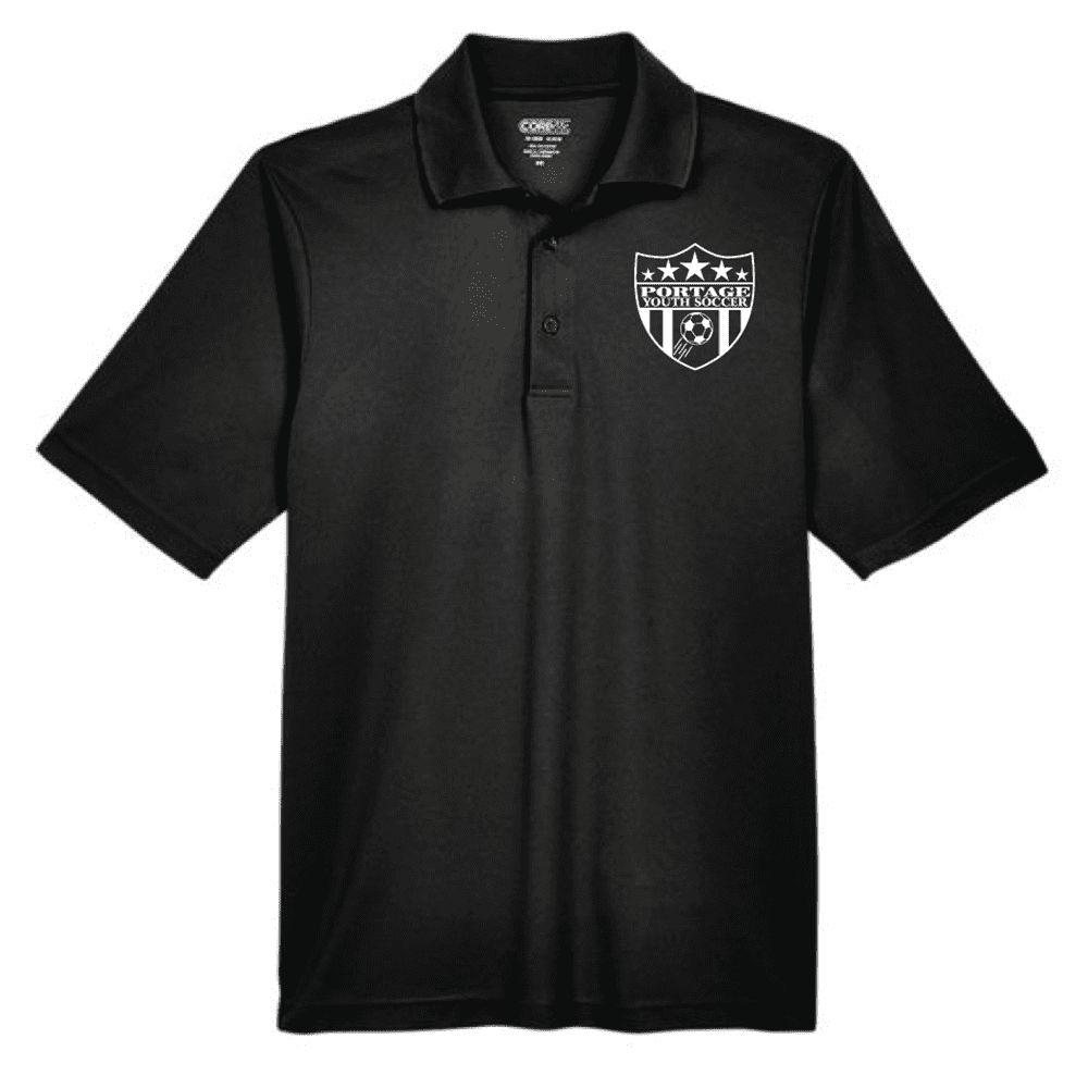 88181 Core365 Origin Performance Pique Polo - Black