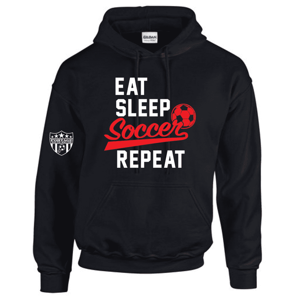 G185 Gildan Heavy Blend 8 oz., 50/50 Hooded Sweatshirt - Black