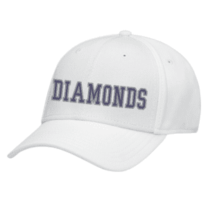 AC0010 Deluxe Polyester 6 Panel Cap - White