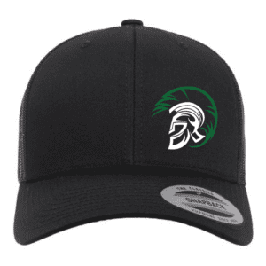 6606 Yupoong Adult Retro Trucker Cap - Black