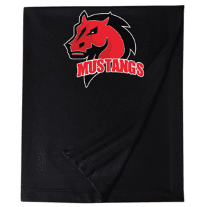 G189 Gildan Heavy Blend Fleece Stadium Blanket - Black