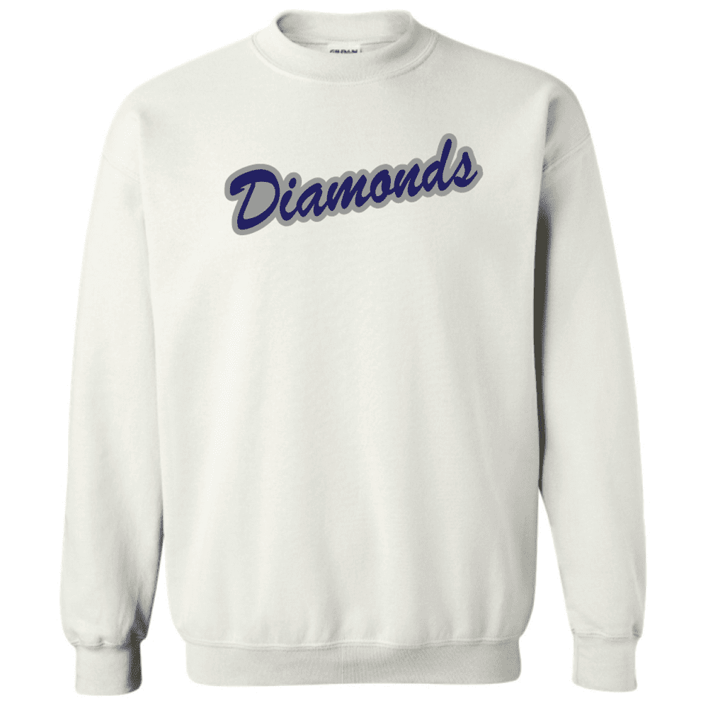 G180 Gildan Heavy Blend Fleece Crew Sweatshirt - White